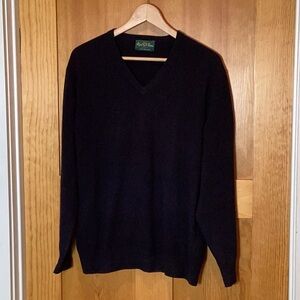 Alan Paine Sapphire Blue Super Geelong Sweater